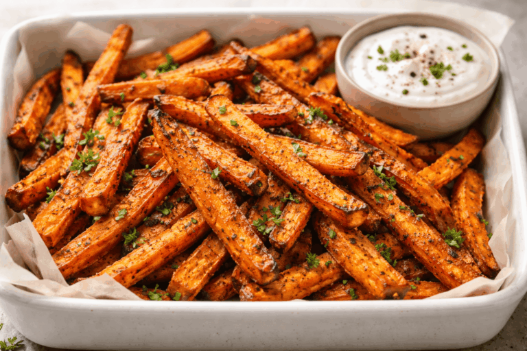 frite-patate-douce-four