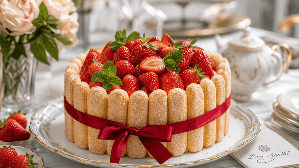 charlotte aux fraises