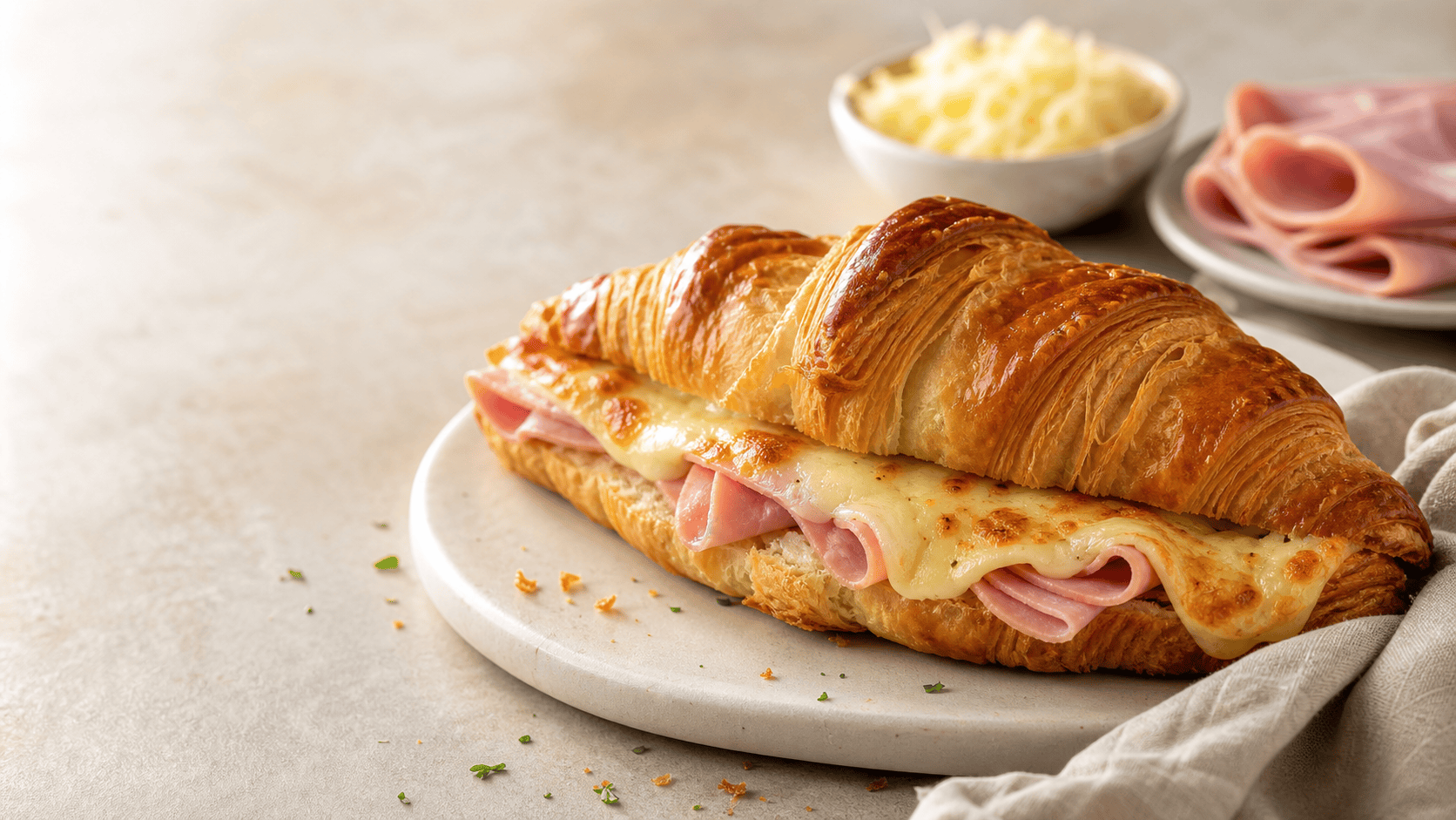 Recette de croissant au jambon : les secrets d&rsquo;un classique