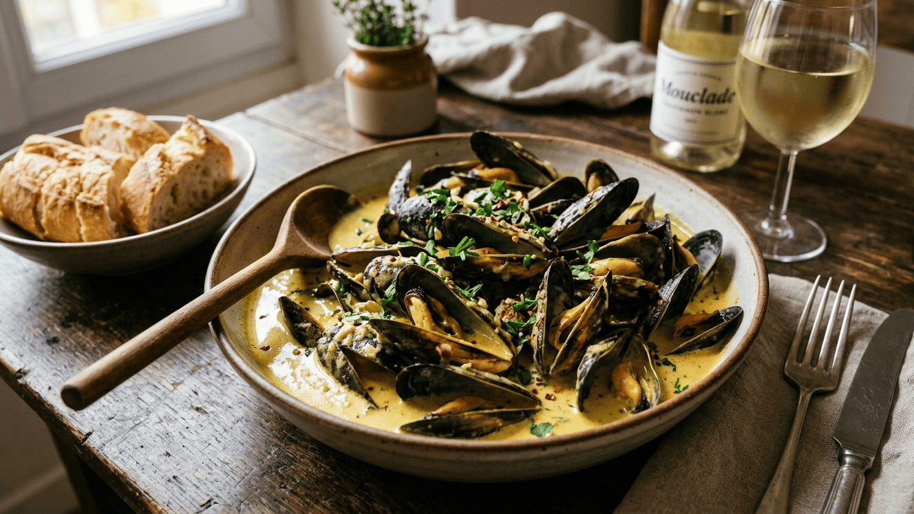 Recette mouclade : le secret d&rsquo;une sauce onctueuse